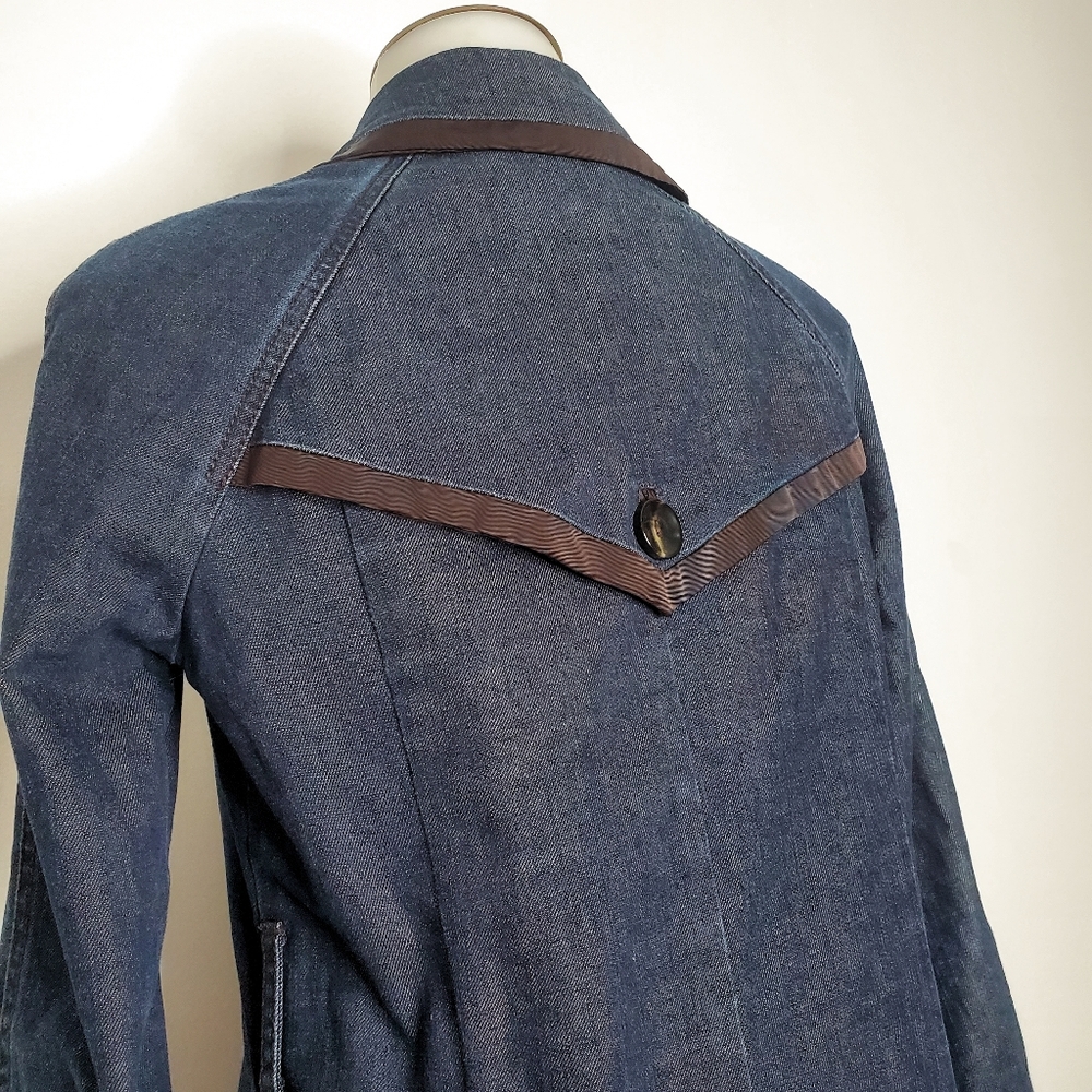 VTG 90s Pennyblack | Denim Trench Coat - Picture 6 of 8